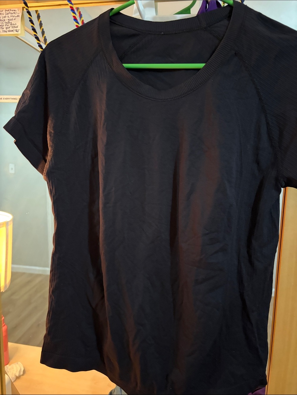 Old Navy Black Short Sleeve Crewneck Tee